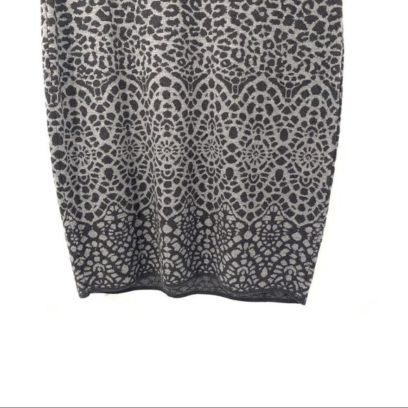Calvin Klein NWT Leopard Print S/S Acrylic Stretchy Soft Sweater Dress - Picture 12 of 15